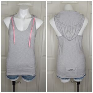 Lorna Jane Decoy hooded racerback athletic top sz M